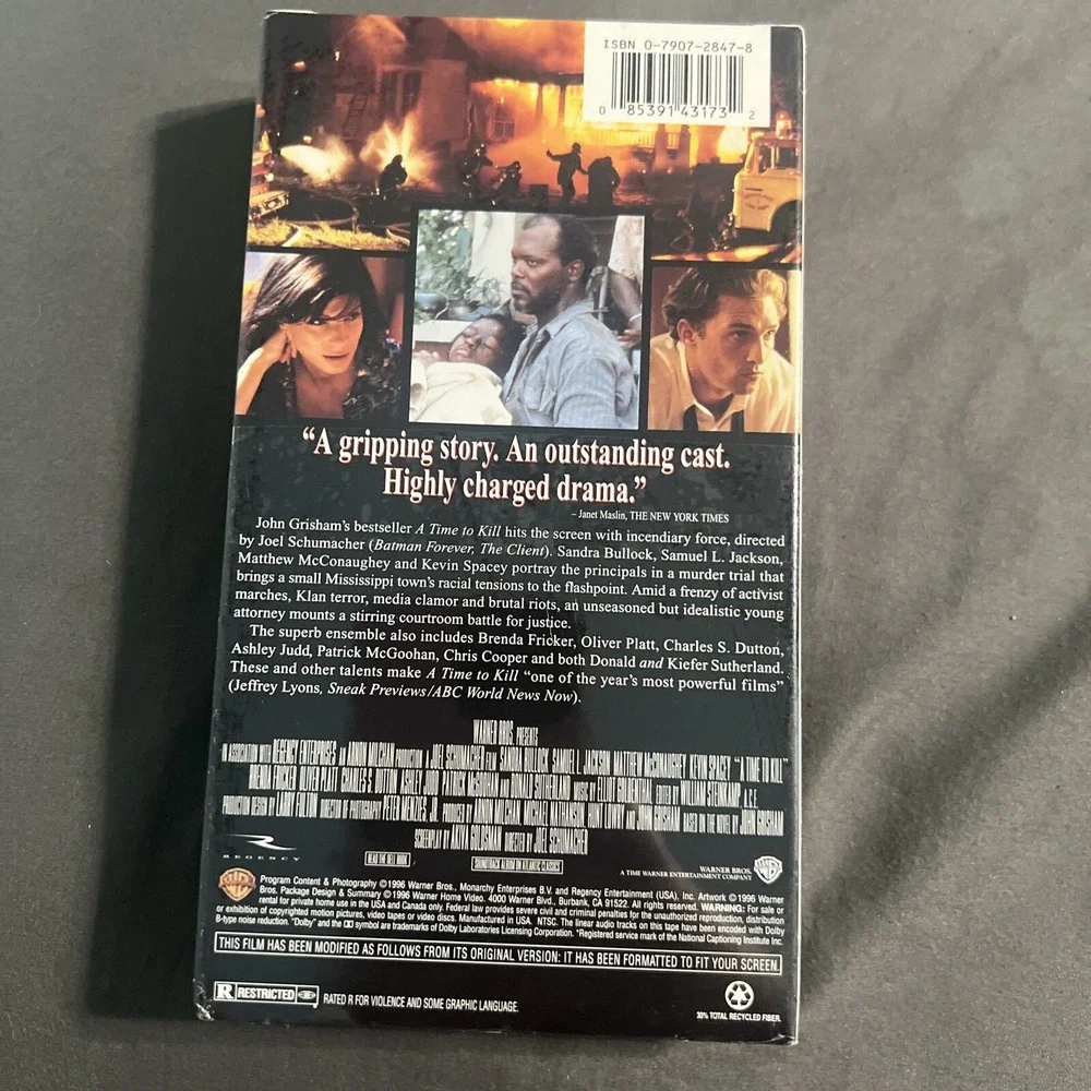 A Time to Kill‎ (VHS, 1996) New